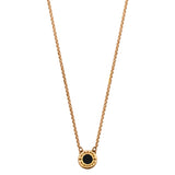 Collar en plata con pelo de jirafa bañado en oro