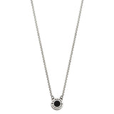 Collar en plata con pelo de jirafa