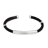 Pulsera de pelo de jirafa y plata