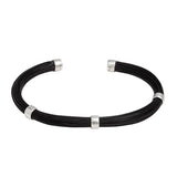 Pulsera de pelo de jirafa y plata