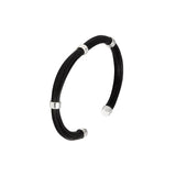 Pulsera de pelo de jirafa y plata