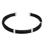 Pulsera de pelo de jirafa y plata