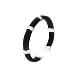 Pulsera de pelo de jirafa y plata