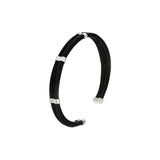 Pulsera de pelo de jirafa y plata