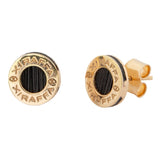 Pendientes en plata y pelo de jirafa bañados en oro rosa