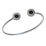 Pulsera en plata y pelo de jirafa