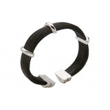 Pulsera de pelo de jirafa, oro blanco y diamantes