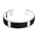 Pulsera con pelo de jirafa y plata