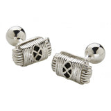 Gemelos de nudos en plata