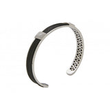 Pulsera de pelo de jirafa, oro blanco y diamantes