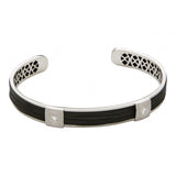 Pulsera de pelo de jirafa, oro blanco y diamantes